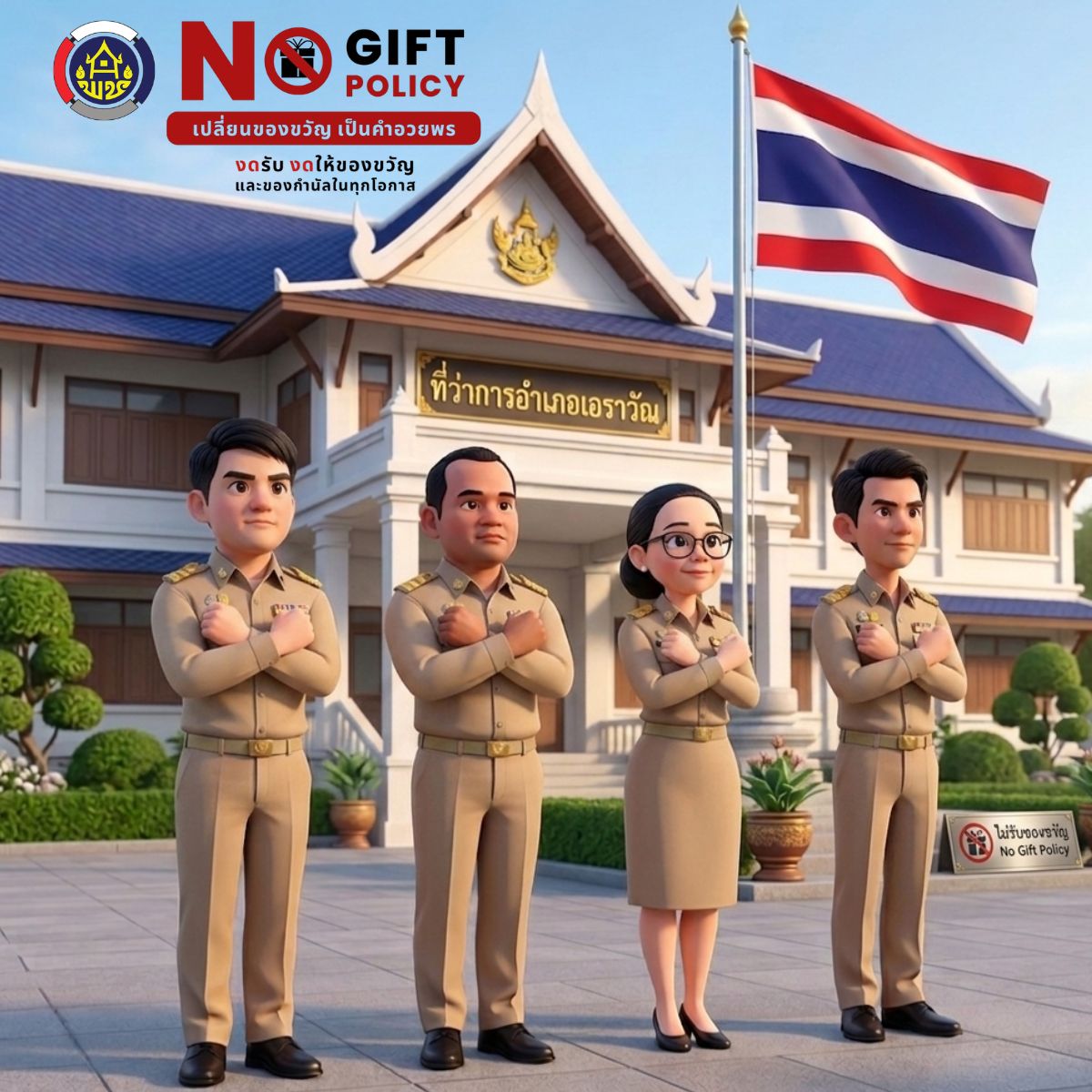 No Gift Policy🚫🎁 งดรับ งดให้ของขวัญ และของกำนัลในทุกโอกาส
