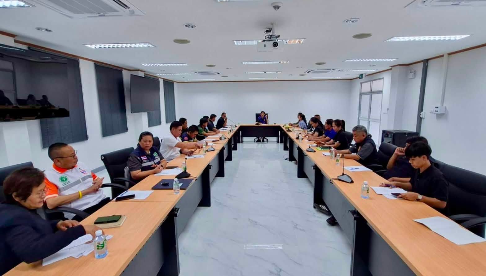 สพอ.เอราวัณ ร่วมประชุมการดำเนินการ Operation 90 Days ผ่าแผนยุทธการ 90 วัน พิฆาตยาเสพติด อำเภอเอราวัณ