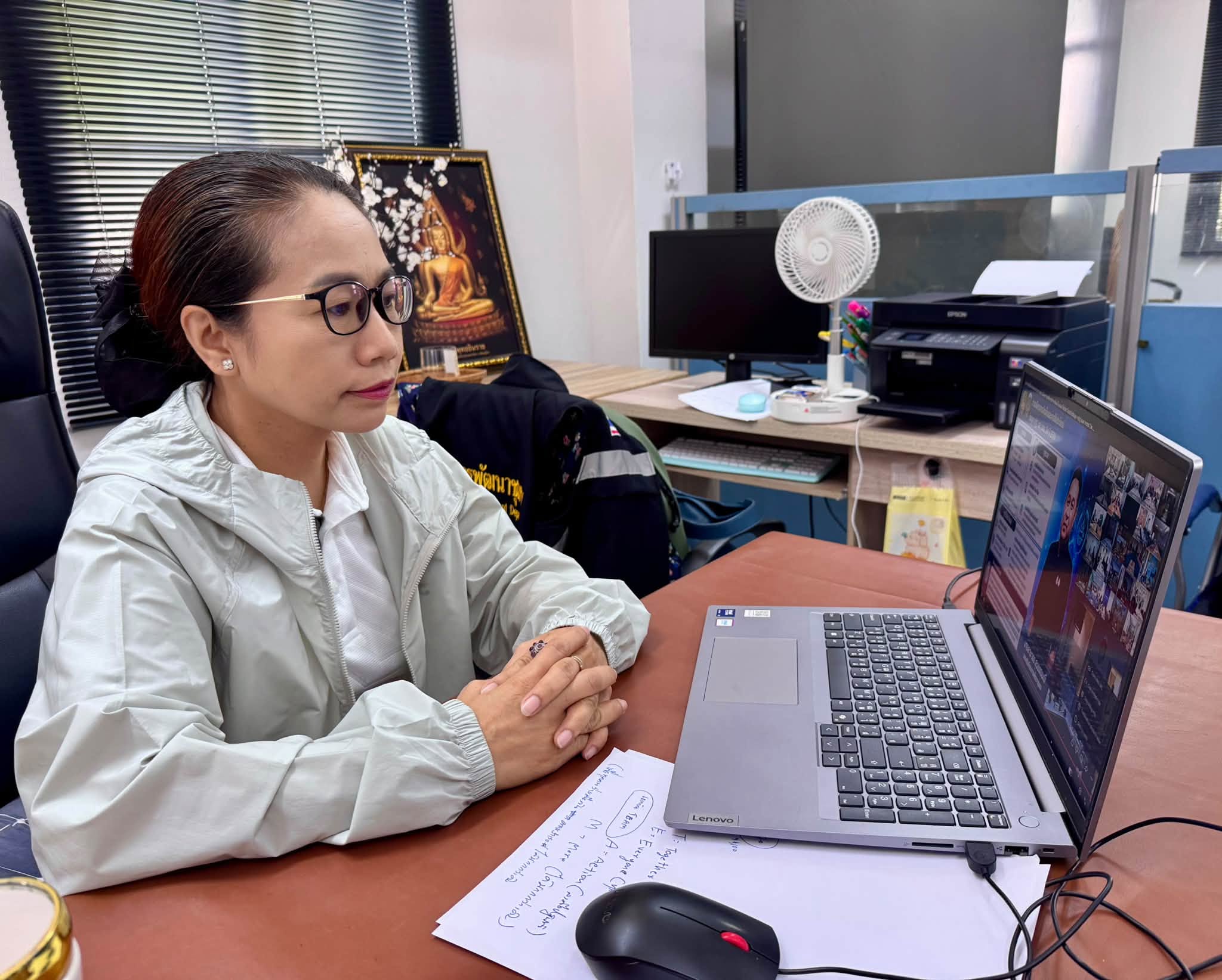สพอ.เอราวัณ ร่วมประชุมชี้แจงแนวทางการดำเนินงานการบริหารการจัดเก็บและใช้ประโยชน์ข้อมูลความจำเป็นพื้นฐาน (จปฐ.) และข้อมูลพื้นฐานระดับหมู่บ้าน (กชช.2ค) ปี 2570
