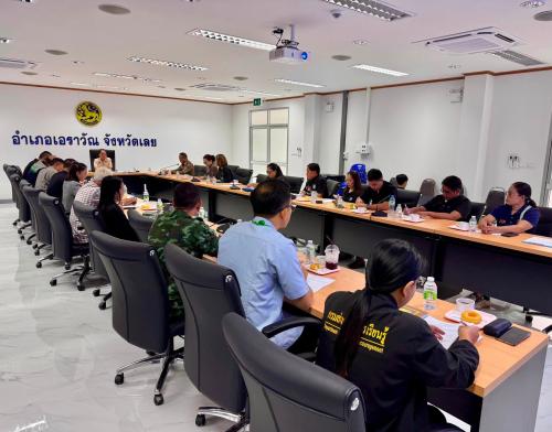 สพอ.เอราวัณ ร่วมประชุมคณะกรรมการบริหารราชการอำเภอ (กบอ.) ประจำเดือนกันยายน 2569