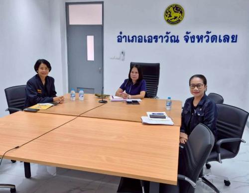 สพอ.เอราวัณ ร่วมประชุม Morning Brief จังหวัดเลย รับฟังนโยบายสำคัญ เพื่อนำมาขับเคลื่อนภารกิจงานพัฒนาชุมชน